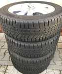 Alu kolo originál AUDI 7x19" ET37 5x112x66.5 a Continental ContiCrossContact Winter 235/55 R19 101H AO FR 70%