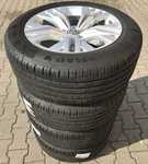 Alu kolo originál VW 8x17“ ET41, 5x112x57 a Continental ContiPremiumContact 5 225/55 R17 97W 98%