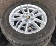 Alu kolo BORBET 6.5x16" 5x112x57 ET45 a Hankook H750 KINERGY 4S 2 215/60 R16 99V XL 80%