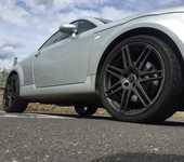 AUDI TT jsme obuli na Alu kolo originál AUDI 8.5x19" ET40 5x100x57 a Yokohama Advan Neova AD08RS 235/35 R19 87W