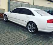 AUDI A8 jsme obuli na Alu kolo originál AUDI 9x21" ET35, 5x112x66.5 a Dunlop SP Winter Sport 4D 275/30 R21 98W XL RO1