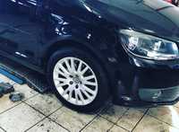 VW TOURAN jsme obuli na Alu kolo originál AUDI 7x17" ET42 5x112x57 a Dunlop SP Winter Sport 4D 225/50 R17 98H XL