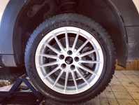 MINI COOPER jsme obuli na Alu kolo originál AUDI 7.5x17" 5x112x66.5 ET29 a Dunlop SP Winter Sport 4D 225/50 R17 98H XL