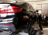 BMW 5 jsme obuli na Alu kolo MAM B2 8.5x19“ ET30, 5x112x66.5 a Kumho WP71 WinterCraft 245/40 R19 98V + čidla tlaku TPMS