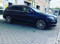 AUDI Q7 jsme obuli na Alu kolo PORSCHE 9.5x22" ET45, 5x130x71.5 a Falken Azenis FK510 295/30 R22 103Y