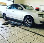 VW PASSAT jsme obuli na Alu kolo originál BMW 7x17" ET47 5x112x66.5 a Continental SportContact 5 225/45 R17 91Y