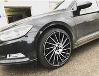 VW PASSAT jsme obuli na Alu kolo KESKIN 9x20“ ET30, 5x112x66.5 a Kumho KU31 225/35 R20 90Y