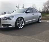 AUDI A6 jsme obuli na Alu kolo originál AUDI 9x21" ET35, 5x112x66.5 a Pirelli PZero Nero 265/30 R21 96Y XL RO1