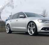 AUDI A6 jsme obuli na Alu kolo originál AUDI 9x21" ET35, 5x112x66.5 a Pirelli PZero Nero 265/30 R21 96Y XL RO1