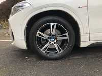 BMW X2 jsme obuli na Alu kolo GARMANI 7.5x17" ET52, 5x112x66.5 a Bridgestone Blizzak LM001 225/55 R17 97H SSR * + čidla tlaku TPMS