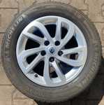 Alu kolo originál RENAULT 6.5x16" ET47 5x114.3x66 a Michelin Energy Saver 205/60 R16 92H 80%