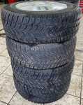 Alu kolo originál VW 7x16“ ET55, 5x120x65 a GT Radial Maxmiler WT 215/65 R16 C 109T 30%