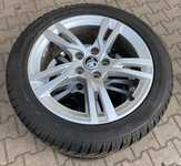 Alu kolo originál AUDI 6.5x17" ET43 5x112x57 a Dunlop SP Winter Sport 3D 205/50 R17 93H XL AO 95%