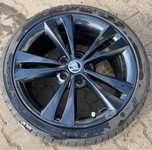 Alu kolo originál ŠKODA 7.5x18“ ET51, 5x112x57 a Dunlop Sport Maxx RT 225/40 R18 92Y XL 95%