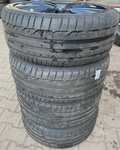 Alu kolo originál ŠKODA 7.5x18“ ET51, 5x112x57 a Dunlop Sport Maxx RT 225/40 R18 92Y XL 95%