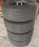 Alu kolo DEZENT 7x17" ET42, 5x108x65 a Lassa Revola 225/55 R17 101Y XL 95%