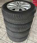 Alu kolo originál VW 7x16" ET45 5x112x57 a Saetta Winter 205/60 R16 92H 40%