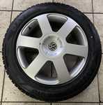 Alu kolo originál ŠKODA 6.5x16" ET50, 5x112x57 a Dayton DW510 EVO 205/55 R16 91H 50%