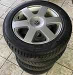 Alu kolo originál ŠKODA 6.5x16" ET50, 5x112x57 a Dayton DW510 EVO 205/55 R16 91H 50%