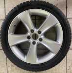 Alu kolo originál VW 6.5x17" ET39 5x112x57 a Sailun Ice Blazer Alpine EVO1 225/45 R17 94V XL 90%