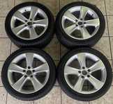 Alu kolo originál VW 6.5x17" ET39 5x112x57 a Sailun Ice Blazer Alpine EVO1 225/45 R17 94V XL 90%