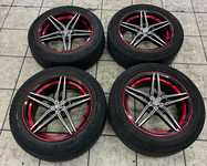 Alu kolo YAKUZA 7.5x17“ ET48, 5x112x66.5 a Nokian WR Snowproof 225/55 R17 101V XL 10%