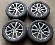 Alu kolo originál ŠKODA 7x18" ET43, 5x112x57 a Bridgestone Turanza T005 235/55 R18 100Y 60%