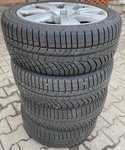 Alu kolo originál AUDI 7x17" ET34 5x112x57 a Sailun Ice Blazer Alpine EVO1 225/45 R17 94V XL 60%