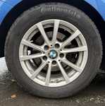 BMW 1 jsme obuli na Alu kolo originál BMW 7x16" ET31, 5x120x72.5 a Continental WinterContact TS 830 P 205/60 R16 92H * RUNFLAT