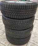 Alu kolo originál ŠKODA 6x17“ ET48, 5x112x57 a Continental WinterContact TS850 P 205/50 R17 93V XL 20%